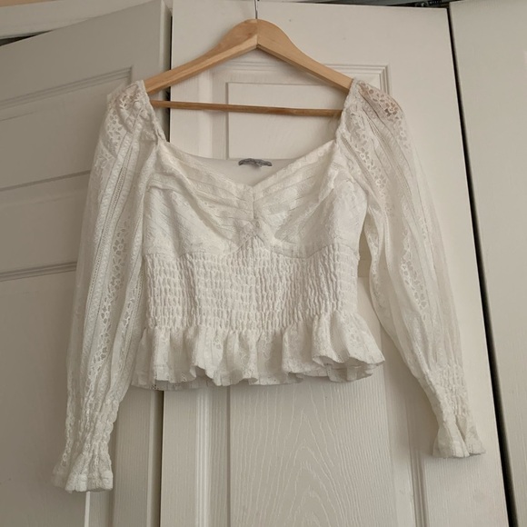 Cottagecore white top - Picture 1 of 5